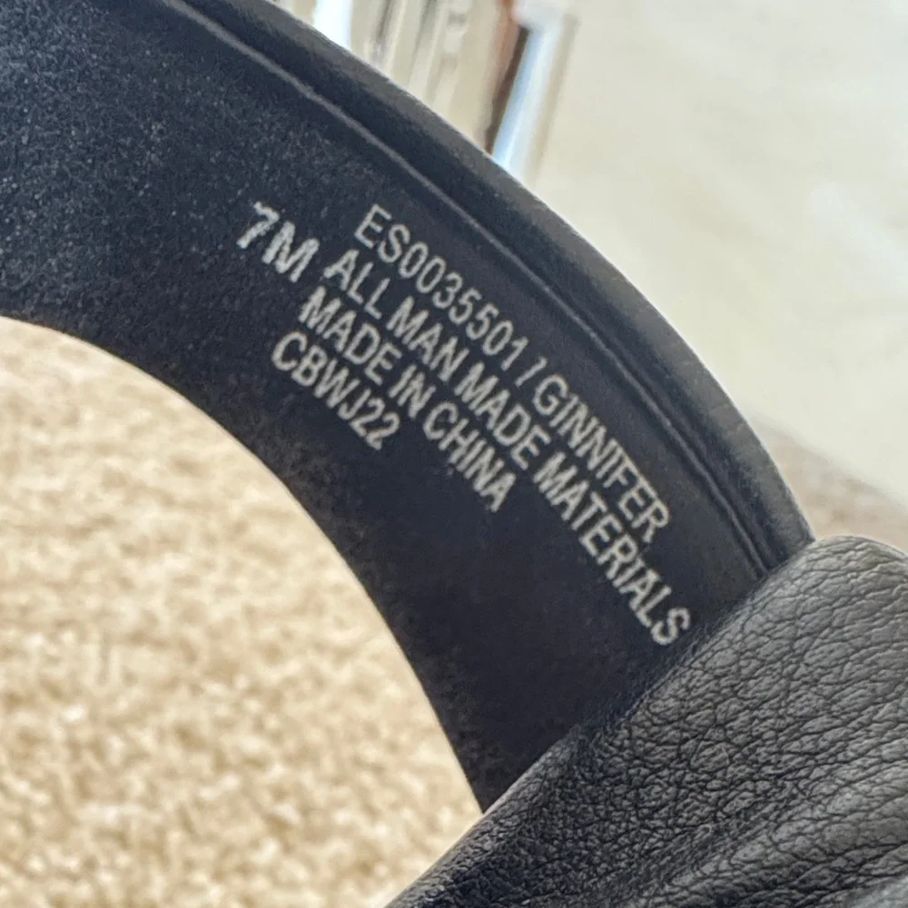 🖤Eurosoft Black Faux Leather Brown Wedge Sandals 🖤 - Picture 10 of 10